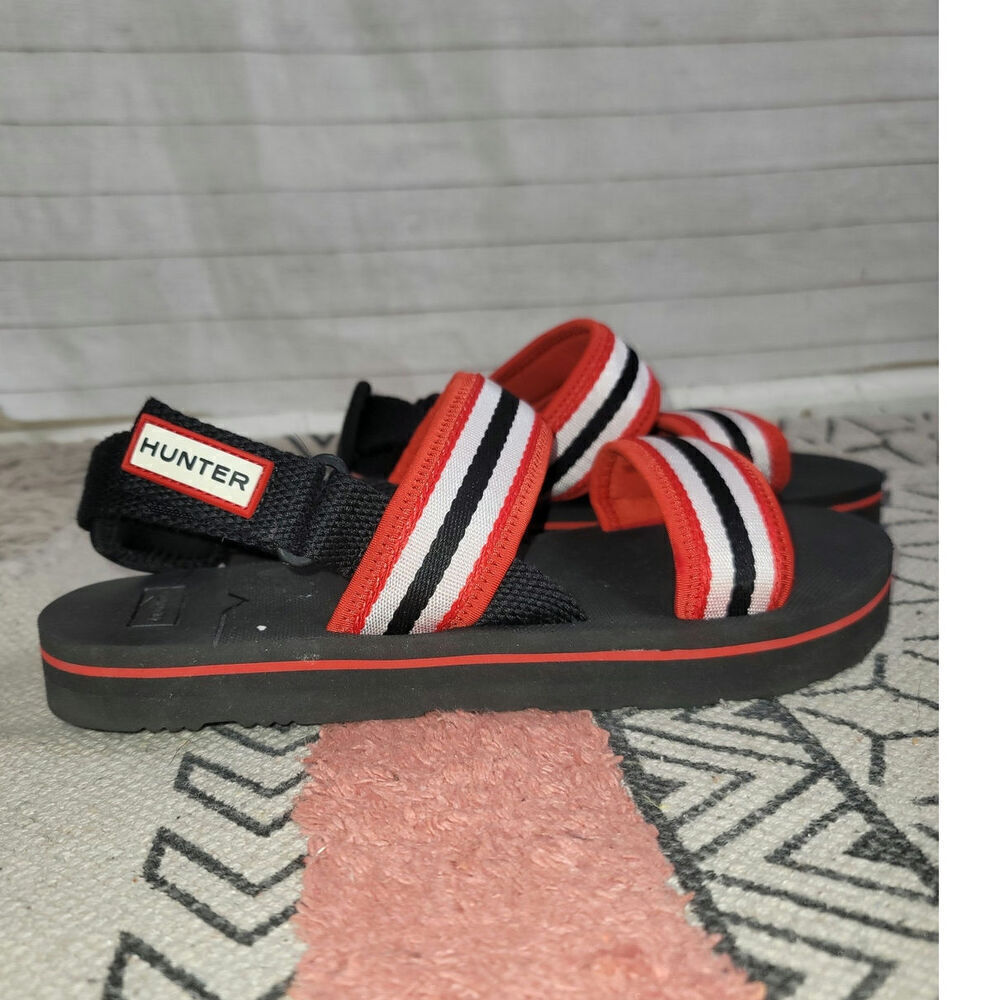 Hunter Original Platform Strap Beach Sandals In R… - image 6